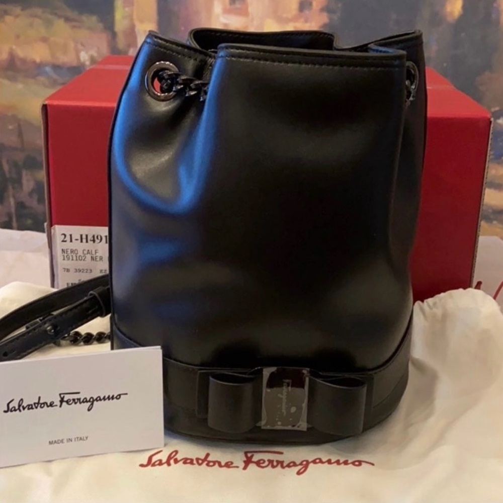 Ferragamo bucket bag